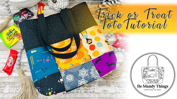 Easy Tote Bag Sewing Tutorial | Beginner Bag Pattern Using Charm Squares