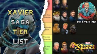Xavier Saga Tier List - Who to G20 Ft DINMAN | Marvel Strike Force