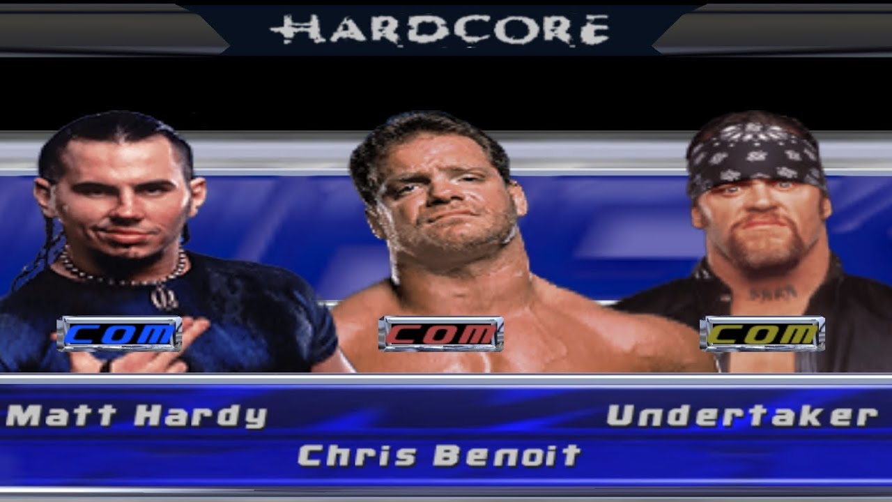 Matt Hardy VS Chris Benoit VS Undertaker - WWE Smackdown! Shut Your Mouth 