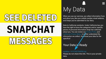 How To See Deleted Messages On Snapchat (2024) | View Snapchat Message History (Quick & Easy)