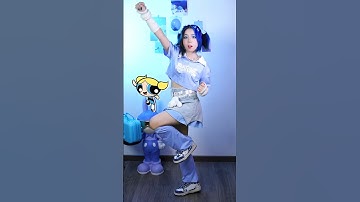 Trang Phục PowerPuffGirl của Bubble 🩵🩵🩵 #powerpuffsgirls #bubble #meosimmy #heroteam #shorts