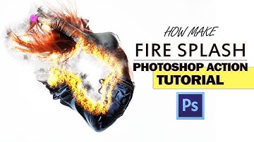 Make A Fire Splash Effect Free Photoshop Action Tutorial | Creative Innovation