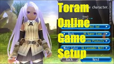 RPG Toram Online Gameplay - Beginning Setup, Character Creation, Job, Name | Ebony Gamer Girl