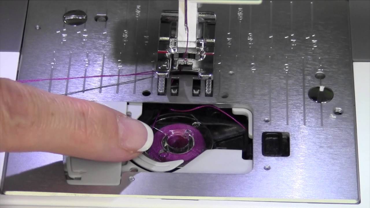 Husqvarna Viking Jade 20 14 How a Stitch is Formed YouTube