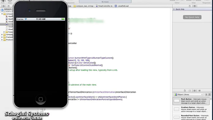 06 13 Adding UIButton Programmatically - iOS Xcode Tutorial Part 06