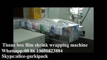 tissue box heat shrink wrap machine,thermo shrinking machine