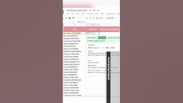 How to separate cell data in Google Sheets! (the Split Formula) #spreadsheets