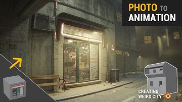 From PHOTO to cinematic ANIMATION in Blender