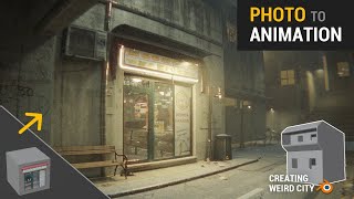 From PHOTO to cinematic ANIMATION in Blender screenshot 2