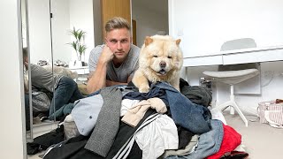 HUGE WARDROBE CLEAR OUT! ME AND CARTER GET BRUTAL | Carl Cunard & Carter Chow Chow