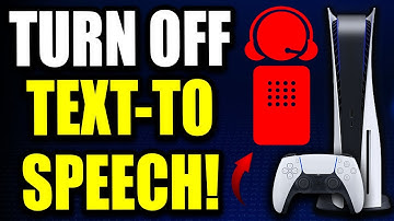 How to Turn OFF Text to Speech & Voice Assistant on PS5 (Easy Guide!)
