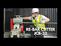 Simple, quiet and easy rebar cutting using JCB-32 Mobile Rebar Bender!