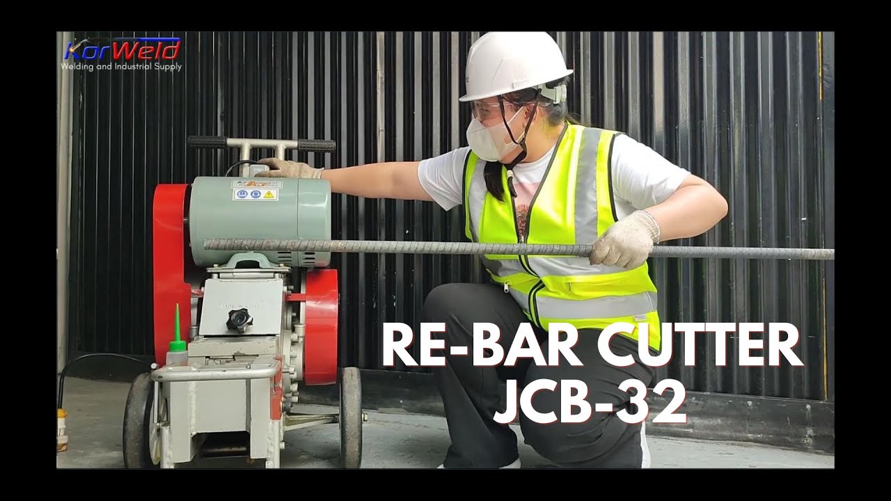 Simple, quiet and easy rebar cutting using JCB-32 Mobile Rebar Bender ...