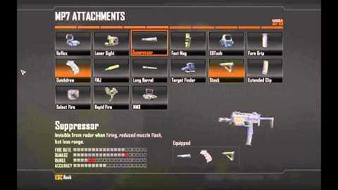 Black ops 2 best rush mp7 class setup