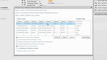Uploading Leads to the Predictive Dialer