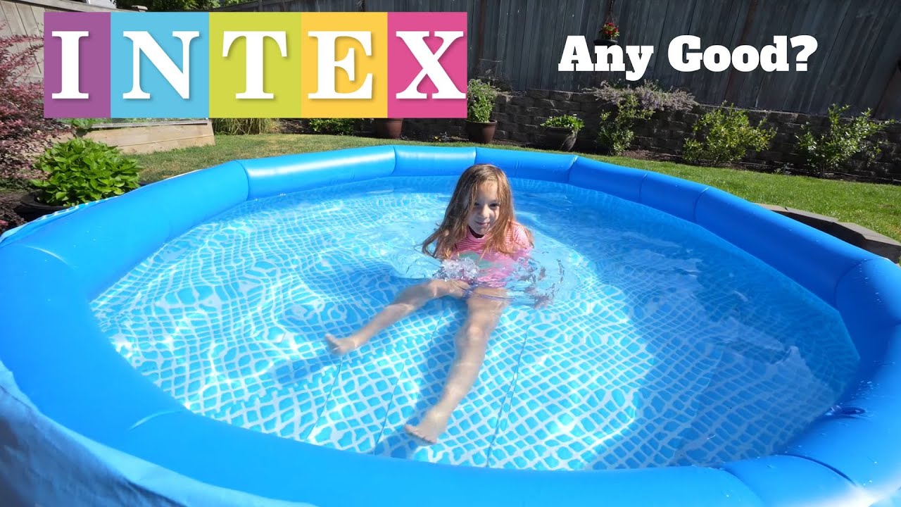Higgins svovl Lima Intex 8-foot x 30-inch Easy Set Inflatable Portable Above Ground Durable  Family pool review - YouTube