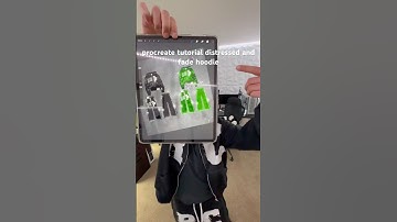 PROCREATE DISTRESSED TUTORIAL #procreate #clothingbrand #shorts