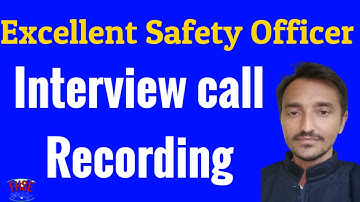 Excellent Safety Officer Interview Call Recording in Hindi || सेफ्टी ऑफिसर interview कॉल रेकॉर्डिंग.