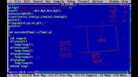 Part C - Program 4 - Cohen Sutherland Line Clipping Algorithm