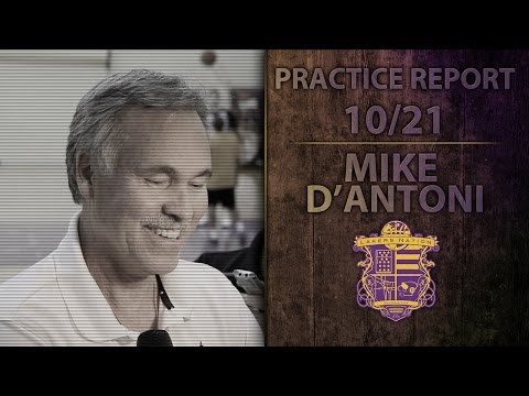 Lakers Practice: Mike D'Antoni On Starting The Season Without Kobe And Final Roster