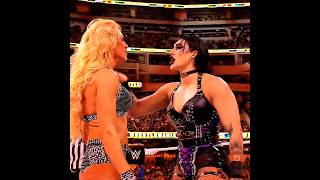 Charlotte Flair Vs Rhea Ripley Smackdown Womens Title Match