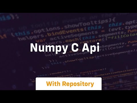 numpy c api
