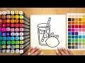 Refreshing Lemonade Coloring 🍋 ASMR Satisfying Markers Art & Calm Music ✨