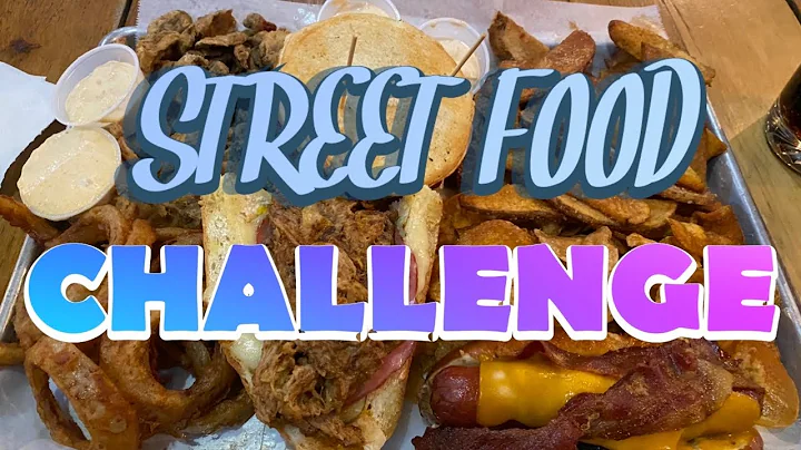 DT KIRBYS MASSIVE STREET FOOD CHALLENGE - WOMAN VS...
