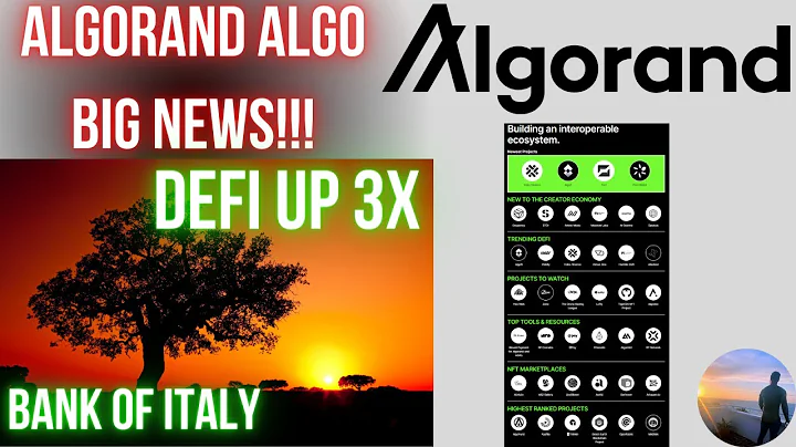 ALGO Algorand NEWS!  Bank of ITALY | TRANSPARENCY REPORT  DeFi Eco Grown Over 3X!  WATCH ALL