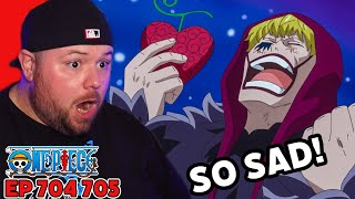 I Love Corazon! One Piece Reaction - Episode 704 & 705