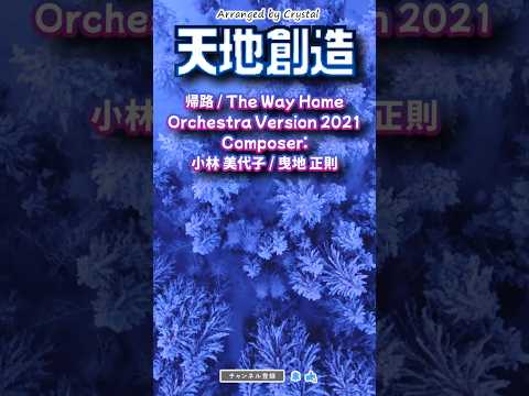 【#天地創造】#帰路 / The Way Home Orchestra Ver. 2021【#Terranigma】#shorts #小林美代子 #曳地正則 #エンディング #天地創造29周年