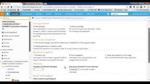 Creating tests in ITSLEARNING