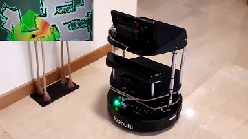 Mr. Mess robot demo. ROS