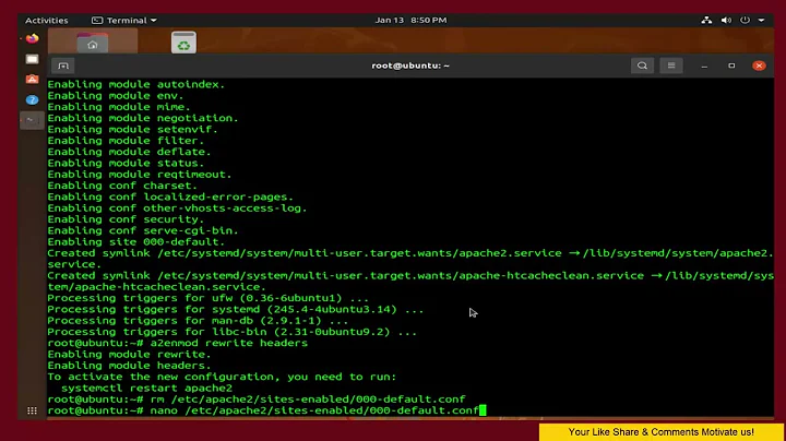 How To add a Custom Header on Apache server in Ubuntu 20.04