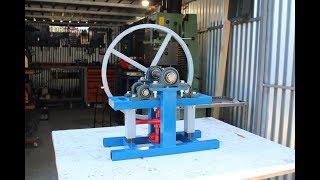 Curvatrice a rulli fai da te (homemade roller bender)