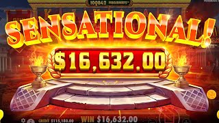 SENSATIONAL CRAZY WIN - POMPEI MEGAREELS MEGAWAYS - CASINO SLOTS MACHINS