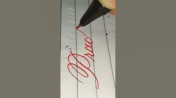 Cursive writing #handwriting #cursive #practical #lettering #shorts #gelpenart #sjreadandwrite