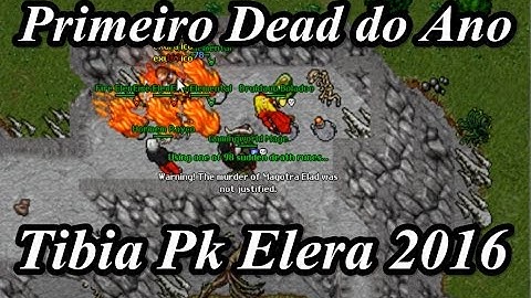 Tibia - Killing the first of the year - Matando o primeiro bot de 2016