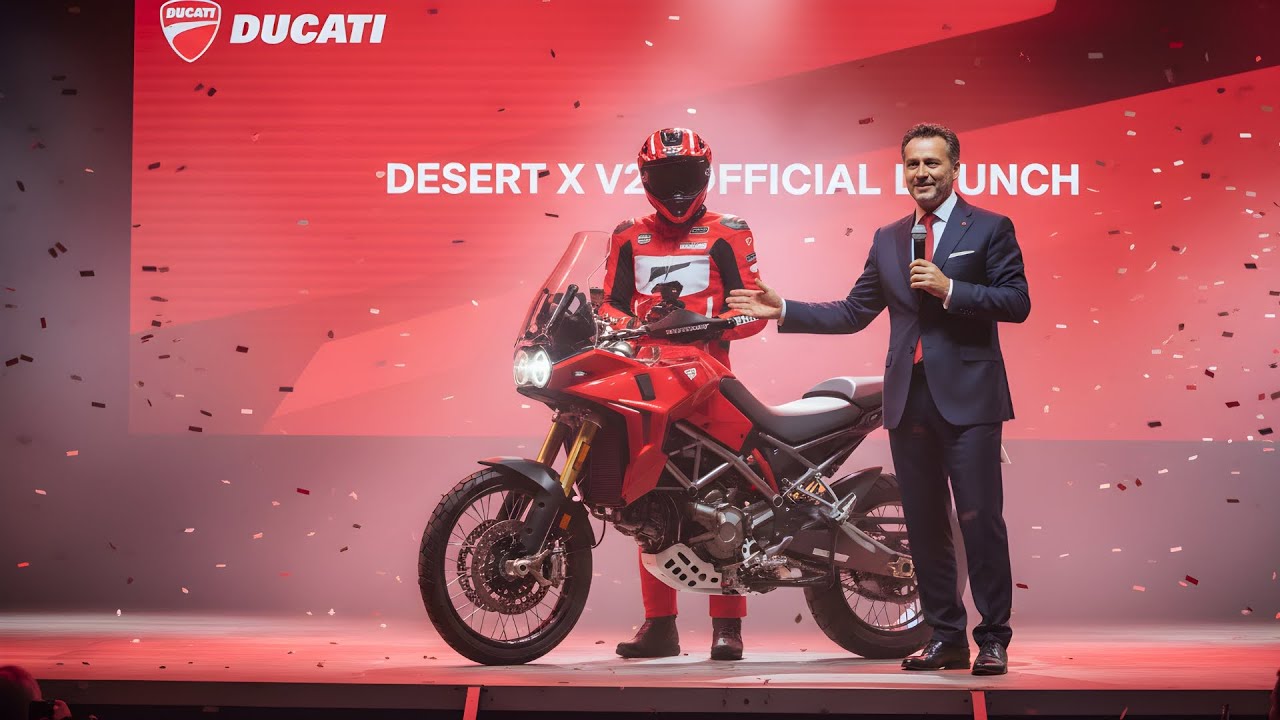 Представлен совершенно новый Ducati DesertX V2 2026 года!