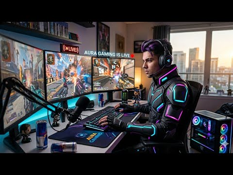 aura gaming  की लाइव स्ट्रीम