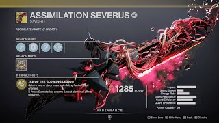 “Assimilation Severus” - Heavy Nanite Exotic Sword