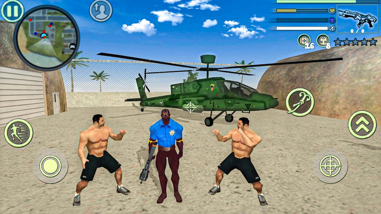 Panther Police Rope Hero Vice Town Crime Simulator 5 Android