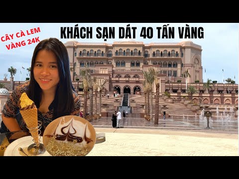 Video Ăn kem phủ VÀNG và uống cà phê rắc VÀNG 24K | Emirates... - youtube