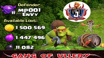 Road to max TH14 | 1.5M gold 1.4M elixir and 11k dark  loot | GANG OF ULLERY | CLASH OF CLANS |
