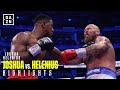 Anthony Joshua vs. Robert Helenius Fight Highlights