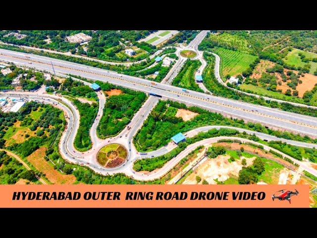 HYDERABAD OUTER RING ROAD DRONE VIDEO - YouTube