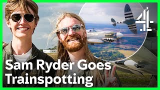 Sam Ryder: Space Man In A Spitfire! | Trainspotting with Francis Bourgeois | Channel 4