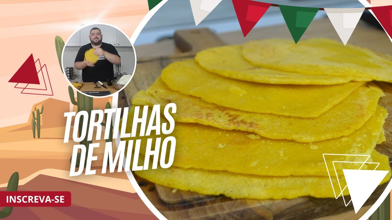 COMO FAZER TORTILHAS MEXICANAS | receita com farinha de milho rápida e fácil