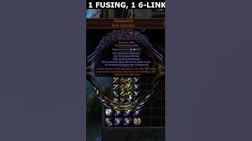 ONE FUSING, ONE 6-link! // Lucky Path Of Exile moment.