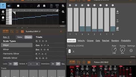 Apps Atom ScaleBud ArpBud2 Poison-202 HQ (iPad5 - Zé Osório)